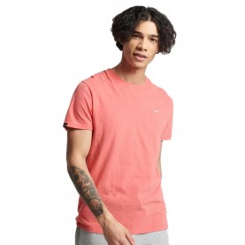 Тениска Superdry Essential Small Logo short sleeve T-shirt - Red (Coral Marl) тениска,мъжки,тениски,дамски,тениски,superdry,essential,small,logo,short,sleeve,t,shirt,red,(coral,marl)