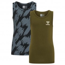 тениска,детски,тениски,hummel,nolan,sleeveless,t,shirt,2,units,green,(dark,olive)