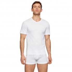 мъжко,бельо,boss,classic,short,sleeve,v,neck,base,layer,3,units,white
