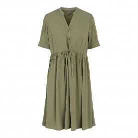 рокля,дамски,поли,и,рокли,pieces,otena,short,sleeve,dress,deep,lichen,green,(green)