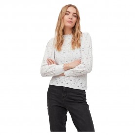 дамски,блузи,дамски,ризи,vila,kawa,long,sleeve,blouse,optical,snow,(white)