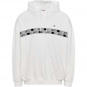 суичър,мъжки,пуловери,tommy,jeans,tape,program,hoodie,white