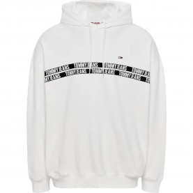 суичър,мъжки,пуловери,tommy,jeans,tape,program,hoodie,white,(white)