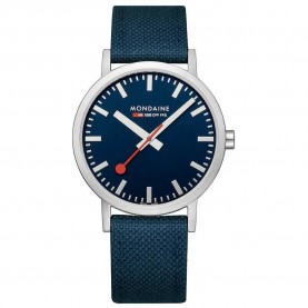 часовник,часовници,mondaine,classic,40,mm,watch,deepest,blue,st.,steel,brushed,(blue)