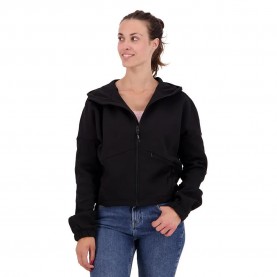 блуза,дамски,блузи,superdry,code,tech,full,zip,sweatshirt,black