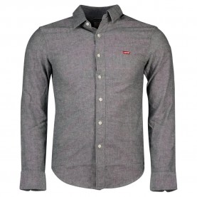риза,с,дълъг,ръкав,мъжки,ризи,levi´s,®,battery,housemark,slim,long,sleeve,shirt,black,agate,(grey)
