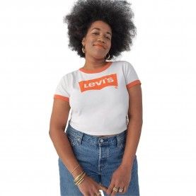 тениска,дамски,тениски,levi´s,®,pl,graphic,mini,ringer,short,sleeve,t,shirt,white,(bright,white,orange,rust)