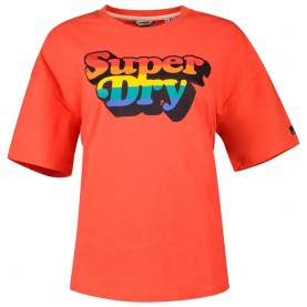 тениска,дамски,тениски,superdry,vintage,cali,stripe,t,shirt,cayenne,(orange)