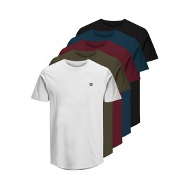 тениска,мъжки,тениски,jack,&,jones,labody,short,sleeve,crew,neck,t,shirt,5,units,multicolor