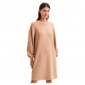 рокля,дамски,поли,и,рокли,selected,tenny,long,sleeve,dress,green,(tannin)