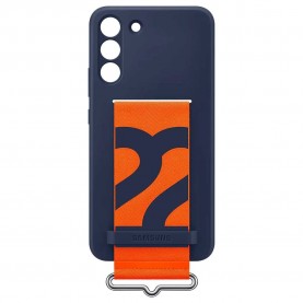 други,аксесоари,samsung,silicone,cover,strap,s22,plus,phone,case,blue,(navy)