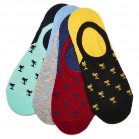 чорапи,мъжки,чорапи,urban,classics,reccyled,yarn,invisbile,palmtree,short,socks,4,pairs,multicolor,(multicolor)
