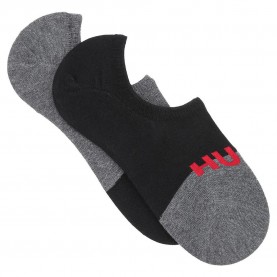 чорапи,мъжки,чорапи,hugo,low,cut,block,socks,2,pairs,black,(black)