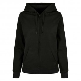 блуза,дамски,блузи,build,your,brand,basic,full,zip,sweatshirt,black