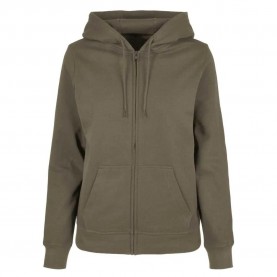 блуза,дамски,блузи,build,your,brand,basic,full,zip,sweatshirt,olive,(green)