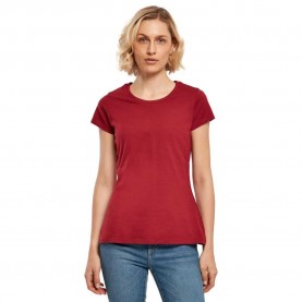 тениска,дамски,тениски,build,your,brand,basic,short,sleeve,t,shirt,burgundy,(red)