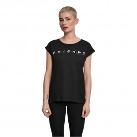 тениска,дамски,тениски,mc,clothes,friends,logo,short,sleeve,t,shirt,black,(black)