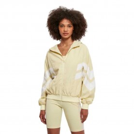 Яке Urban classics Crinckle Batwing jacket - Yellow (Soft Yellow / White) яке,дамски,якета,и,палта,urban,classics,crinckle,batwing,jacket,yellow,(soft,yellow,white)