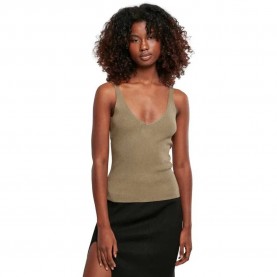 тениска,дамски,тениски,urban,classics,knit,sleeveless,t,shirt,green,(khaki)