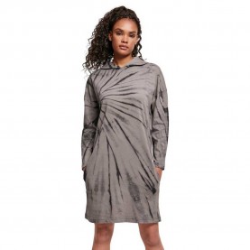 рокля,дамски,поли,и,рокли,urban,classics,oversized,tie,dye,long,sleeve,short,dress,grey