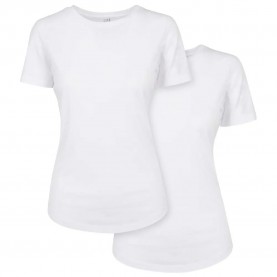 тениска,дамски,тениски,build,your,brand,fit,short,sleeve,t,shirt,2,units,white,(white,white)