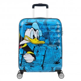 куфари,american,tourister,wavebreaker,disney,spinner,55,20,36l,trolley,bag,blue