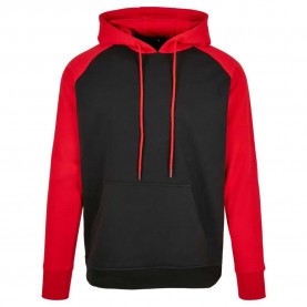 суичър,мъжки,пуловери,build,your,brand,basic,raglan,hoodie,black,red,(black)