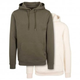 суичър,мъжки,пуловери,build,your,brand,heavy,hoodie,2,units,olive,sand,(multicolor)