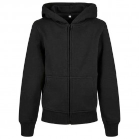 блуза,детски,блузи,build,your,brand,organic,basic,full,zip,sweatshirt,black