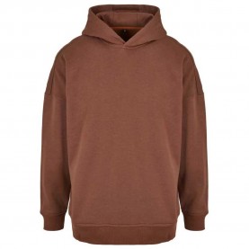 суичър,мъжки,пуловери,build,your,brand,oversized,cut,on,hoodie,bark,(red)