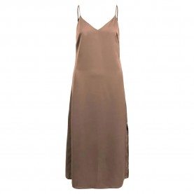 рокля,дамски,поли,и,рокли,vila,ellete,satin,sleeveless,midi,dress,portabella,(brown)