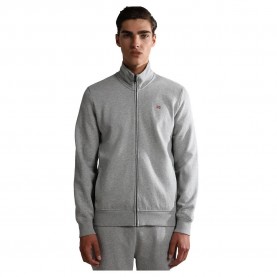 блуза,мъжки,пуловери,napapijri,balis,full,zip,sweatshirt,grey,(medium,grey,melange)