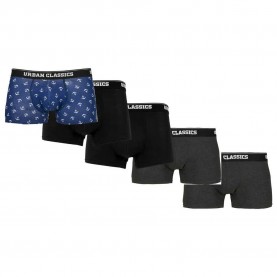 боксерки,мъжко,бельо,urban,classics,boxers,5,units,anchor,black,charcoal,(multicolor)