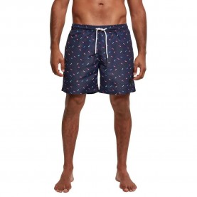 бански,гащета,мъжки,бански,костюми,urban,classics,pattern,swimming,shorts,sunglasses,(blue)