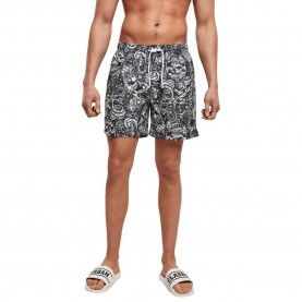 бански,гащета,мъжки,бански,костюми,urban,classics,pattern,swimming,shorts,tattoo,(black)