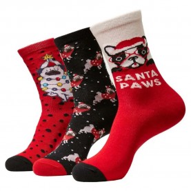 чорапи,мъжки,чорапи,urban,classics,pug,christmas,socks,3,pairs,multicolor,(multicolor)