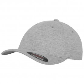 шапка,всички,шапки,flexfit,double,cap,grey,(heather)
