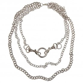 бижутерия,urban,classics,carabiner,necklace,silver,(silver)