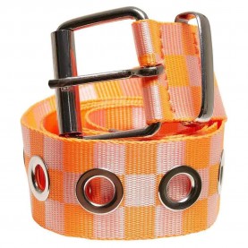 колан,колани,urban,classics,checker,belt,neon,orange,white,(orange)