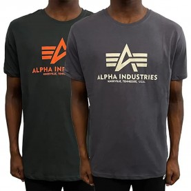 тениска,мъжки,тениски,alpha,industries,basic,short,sleeve,t,shirt,2,units,grey,black,dark,petrol,(grey)