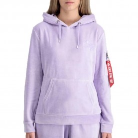Суичър Alpha industries Frottee hoodie - Pink (Pale Violet) суичър,дамски,блузи,alpha,industries,frottee,hoodie,pink,(pale,violet)
