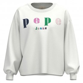 блуза,дамски,блузи,pepe,jeans,peg,sweatshirt,white