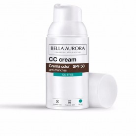 козметика,за,овлажняване,bella,aurora,cc,cream,anti,manchas,oil,free,spf50,30ml,multicolor,(multicolor)