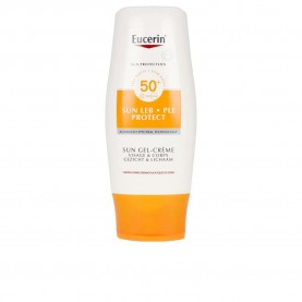 козметика,за,защита,от,слънце,eucerin,sun,leb,ple,protect,gel,crema,spf50+,150ml,multicolor,(multicolor)