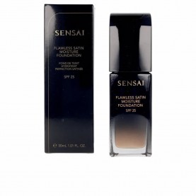 ексфолианти,kanebo,sensai,sensai,flawless,satin,foundation,spf20,204,honey,beig,30ml,orange,(orange)