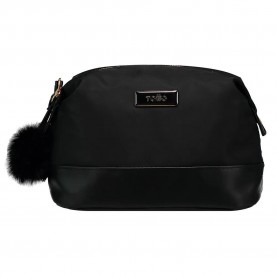 Несесер Totto Adelaide wash bag - Black (Black) несесер,тоалетни,принадлежности,totto,adelaide,wash,bag,black,(black)