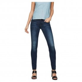 дънки,дамски,панталони,g,star,midge,cody,mid,skinny,jeans,blue