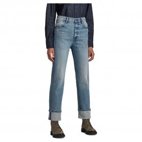 дънки,дамски,панталони,g,star,tedie,ultra,high,straight,jeans,blue