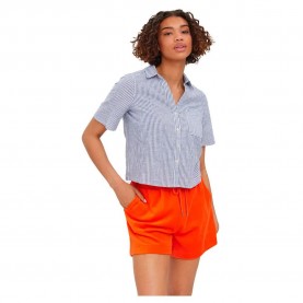 риза,с,къс,ръкав,дамски,блузи,дамски,ризи,vero,moda,jily,2,4,short,sleeve,shirt,deep,ultramarine,stripes,snow,white,(blue)