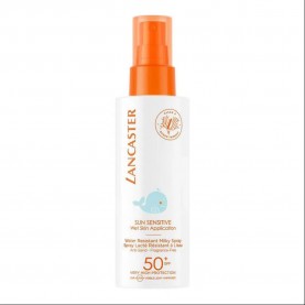 козметика,за,защита,от,слънце,lancaster,sun,kids,milk,spf50,150ml,sunscreen,white